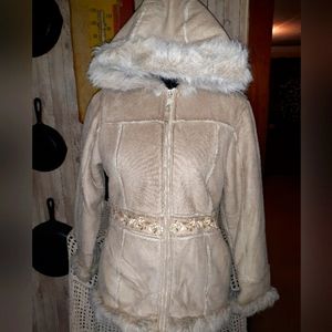 Ladies faux fur jacket